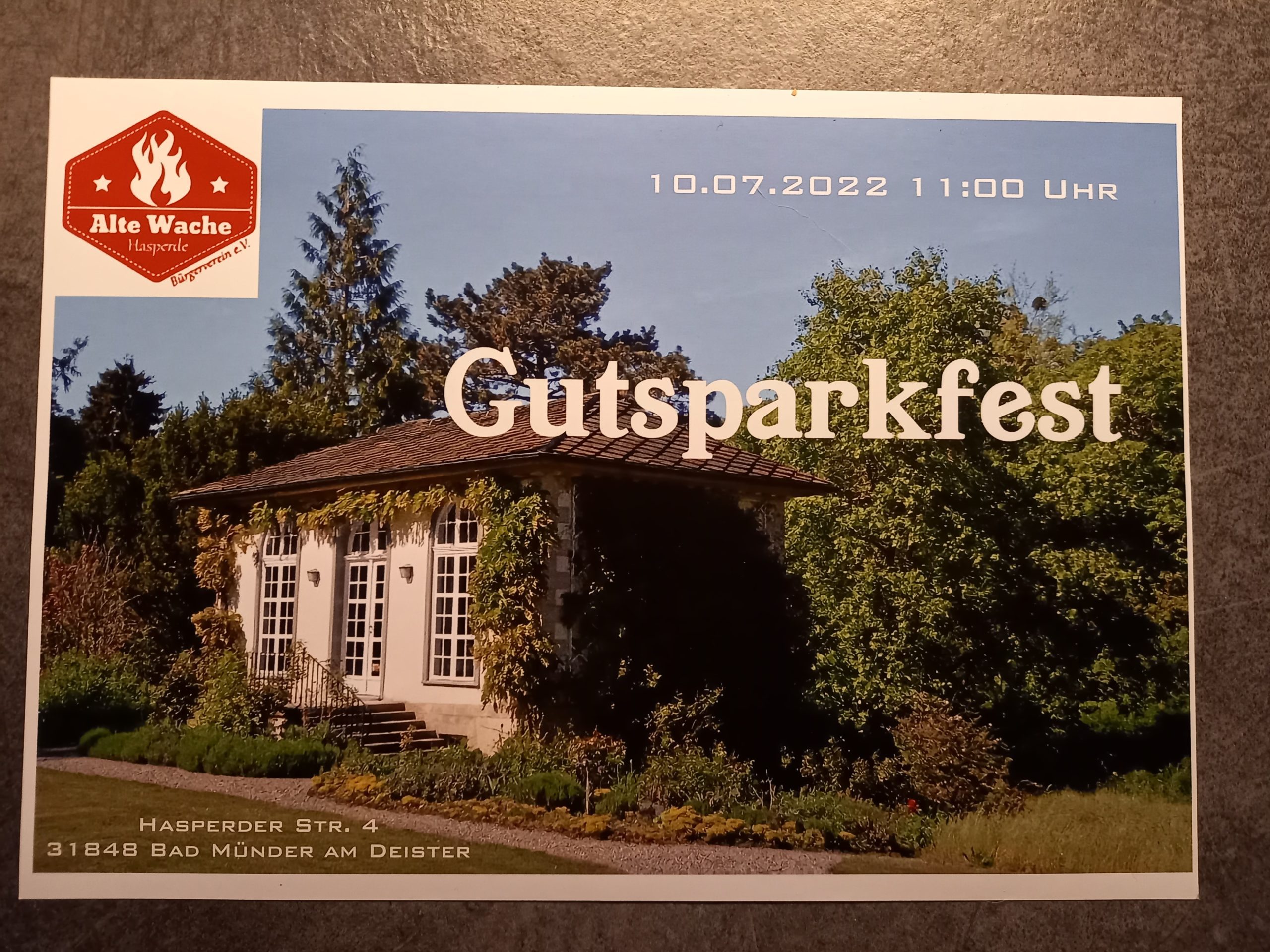 Read more about the article Gutsparkfest am 10.07.2022 in Hasperde